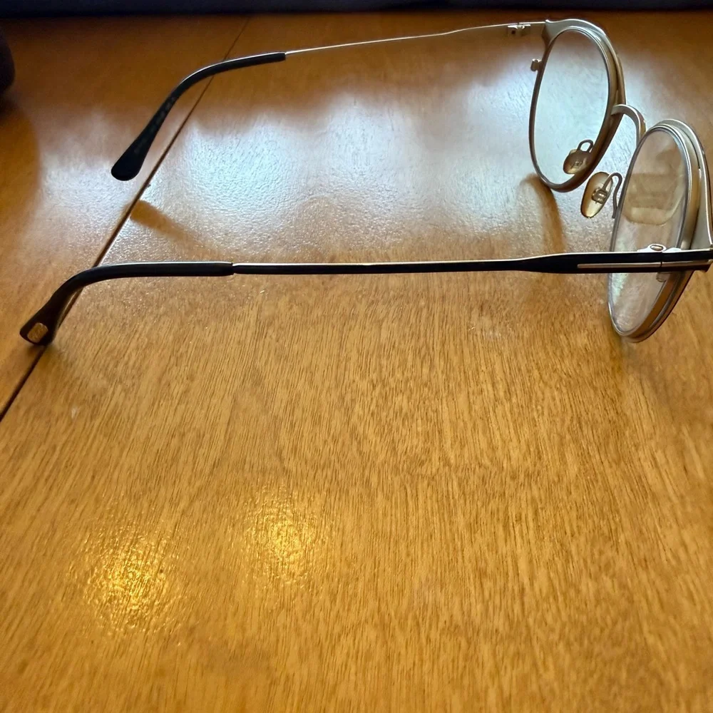 Tom Ford Dark Eyeglasses with Brown Case - Picture 4 of 8